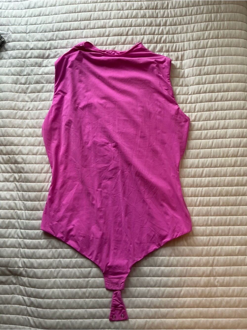 SKIMS Hot Pink Sleeveless Bodysuit